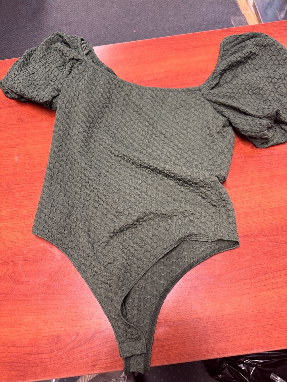 Francesca’s blue rain bodysuit M // 092732